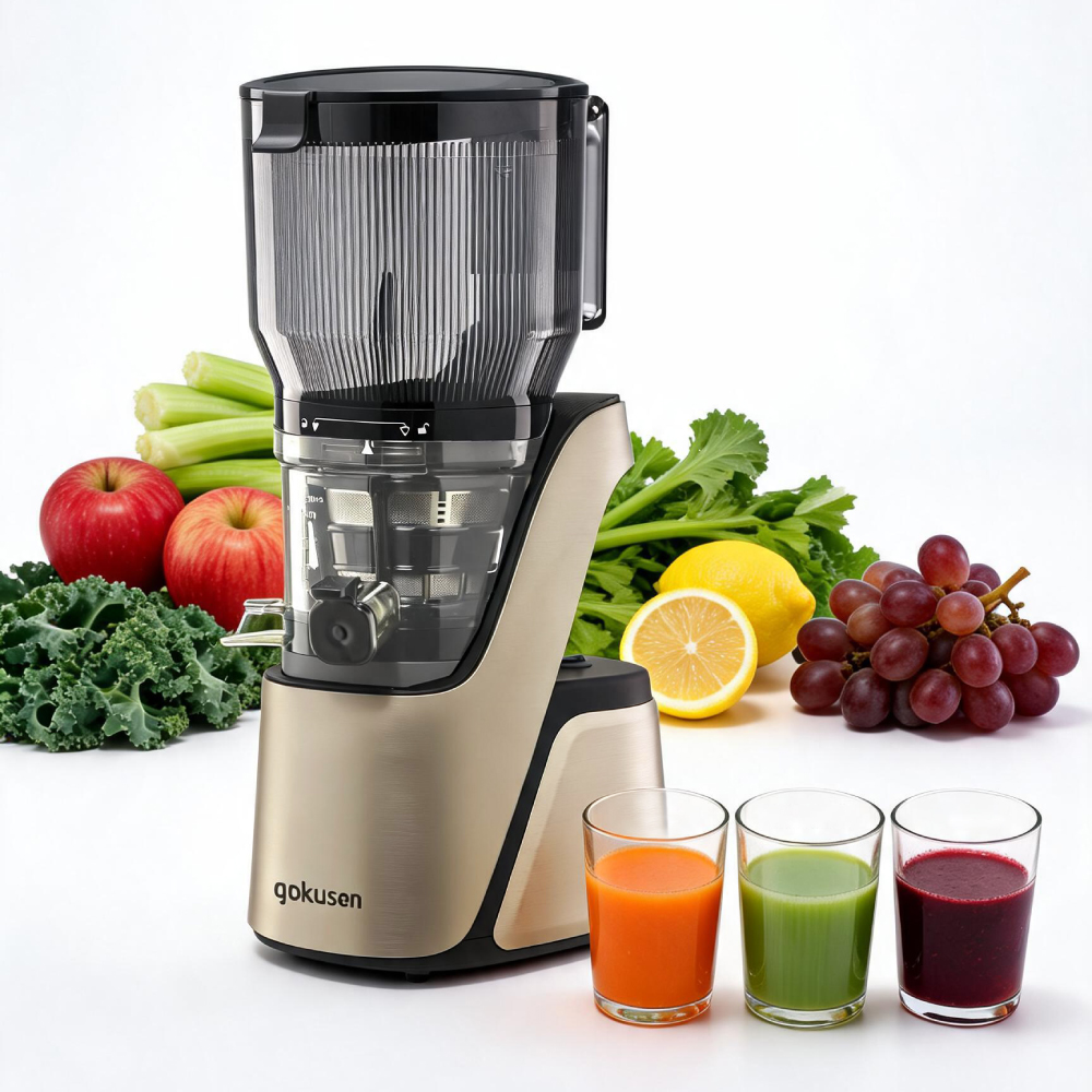 gokusen รุ่น hands free slow juicer gs800 max gokusen รุ่น hands free slow juicer gs800 max